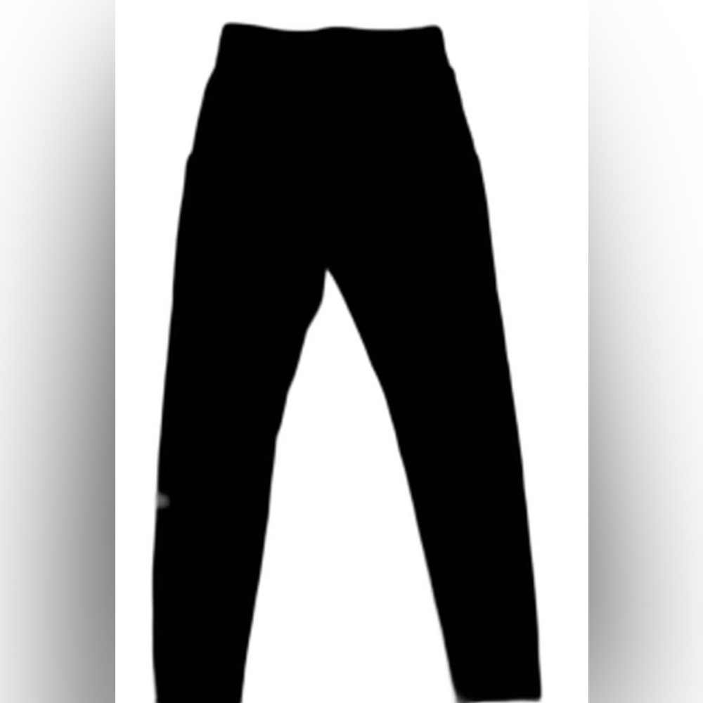 Alo Tapered Leg Leggings Womens XS Pull-On Drawstring Activewear Workout Black